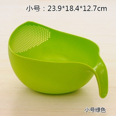 

Rice washing machine rice washing screen household rice washing spoon water drainer kitchen mixing stick household free hand