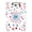 Silver, variant on Snowflakes Red Blue Dots Acrylic Clipboard Drawing Board with Hook Writing Pad File Storage A4 Size Gold 12.5" x 9"