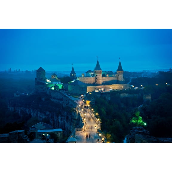 24x36 gallery poster, Kamianets-Podilskyi Castle, one of the Seven Wonders of Ukraine