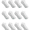 White, variant on Hanes Boys Socks, 12 Pack No Show Cushion, Sizes S - L