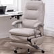 thumbnail image 2 of Executive Relax Office Chair Foot Rest Nordic Ergonomic Leather Computer Chair Floor Visitor Sillas De Espera Library Furniture My Lux Decor Round, 2 of 18