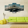 thumbnail image 3 of TISHIRON 5PCS Framed Canvas Wall Art Set,60"x32" Eiffel Tower Canvas Art Decor, 3 of 7