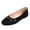 Black, variant on CHICVOMEY Floral Pearl Ballet Flats for Women Round Toe Faux Suede Mary Jane Shoes Casual Slip On Flats for Office Bridesmaid Everyday Wear