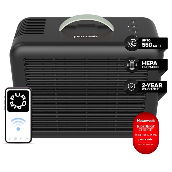 PuroAir 100i HEPA Air Purifiers for Home Pets - Covers 550 sq ft