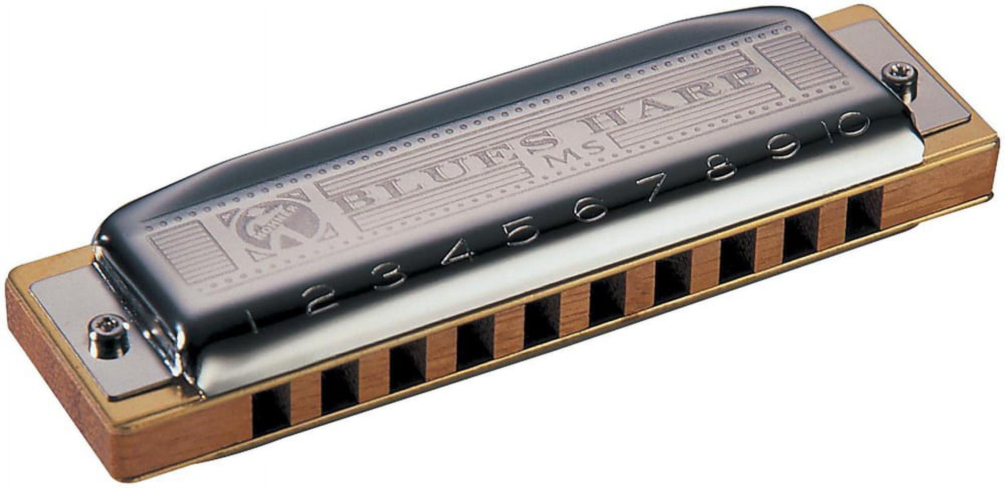 Hohner Blues Harp MS Modular System Diatonic Harmonica, A-Major