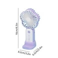thumbnail image 3 of XGFHYJEH Hand Held Fan, Mini Fan Handheld, Hand Held Fan Rechargeable, Portable Folding Hand Held Cooling Fan, 3 of 6