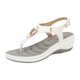 thumbnail image 2 of Sandalias nuevas Sandalias de playa con hebilla de metal para mujer Sandalias de mujer con tacón de cuña a la moda Sandalias casuales para mujer Wmkox8yii sa4244, 2 of 5