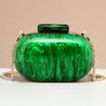 thumbnail image 4 of Bolso de cena de acrílico ovalado de lujo, bolso de moda para mujer, bolso de hombro de alta calidad, bolso tipo caja, 4 of 5
