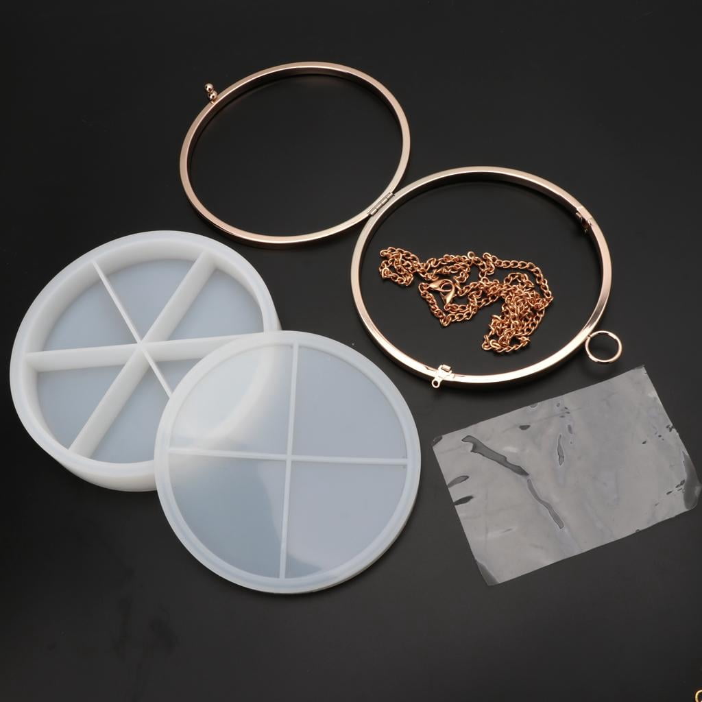 Osdhezcn Shaker Clutch Bag Silicone Mold Set Rectangular Bag Making Mold Dynamic Liquid Quicksand Resin Bag Mold for DIY Handbag