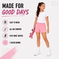 thumbnail image 5 of RBX Girls Athletic Shorts - Active Performance Mesh Jersey Gym Shorts Activewear for Outdoor Play, 5 of 7
