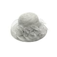 thumbnail image 1 of Txlixc Kentucky Flower Sombrero para el sol Sombrero de verano de maíz ancho para mujer para boda, fiesta, iglesia, vacaciones Txlixc moda, 1 of 2
