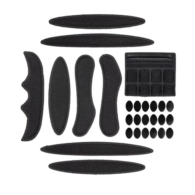 jinwen 27x Universal Helmet Padding Foam Kit Bike Helmet Pads Replacement Acce Black6