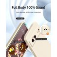 thumbnail image 2 of 3 in 1 for Google Pixel 6 Case, with 2 Pack Screen Protector, with Full Camera Cover Protection，Liquid Silicone Slim Shockproof Protective Phone Case [Microfiber Lining] (Stone), 2 of 12