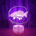 thumbnail image 2 of 3D Night Light with Cyberpunk Art and Futuristic Design, Visually Impactful, LED Light Source, Ideal for Home Decoration and Gift(Crack), 2 of 5