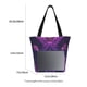 thumbnail image 3 of Balery Purple Starry Sky Antelope Bolsa de Hombro con Diseño, Bolsa Grande y Duradera, Bolsa Versátil para Compras, 3 of 6