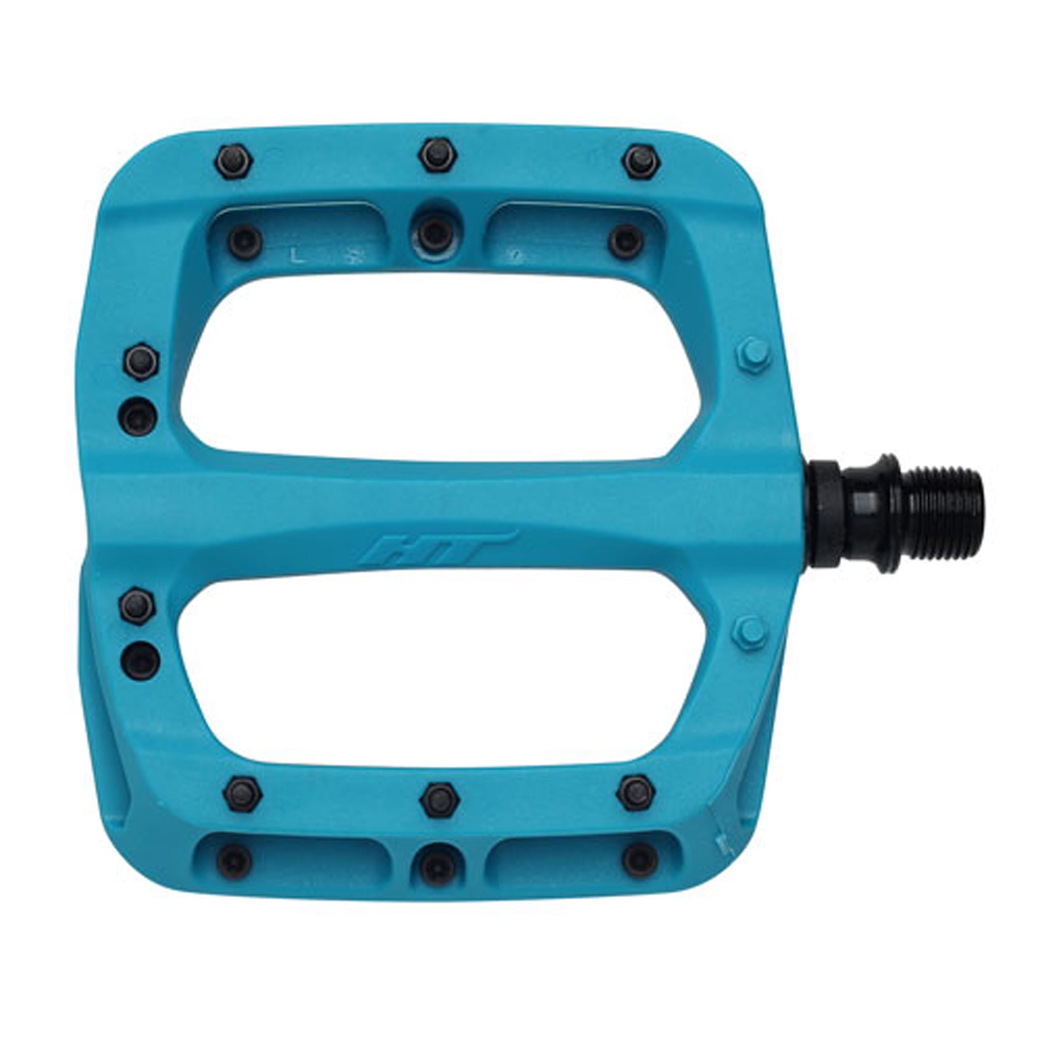 HT Pedals PA03A Platform Pedals, CrMo Turquoise