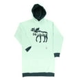 thumbnail image 3 of LazyOne Oversized Hoodie Sweatshirt, Comfortable Loungewear, Mountains (Moose Silhouette, L/XL), 3 of 7