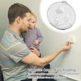 thumbnail image 5 of Outlet Covers Baby Proofing, Safe & Secure Electric Plug Protectors, Sturdy Childproof Socket Covers for Home & Office, Easy Press-Fit Installation, Clear, 5 of 5