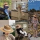 thumbnail image 3 of INS-sombrero de paja plano de estilo francés para mujer, sombrero de paja pequeño tejido con lazo de cinta blanca, 3 of 4