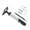 Silver, variant on MOMOJIA Manual Ball Pumps Small Sports Ball Inflator with Needle, Nozzle, Hoses Hand Pumps for Volleyballs, Soccer, Basketball