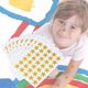 thumbnail image 3 of 100 Uds pegatinas de estrellas doradas etiquetas autoadhesivas calcomanías para niños maestros estudiantes niños pequeños niña niño, 3 of 8