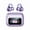 Purple, variant on 2026 M100 Clip-On Wireless Ear Headphones with Smart Display, Bluetooth 6.0 Stable Connection, HiFi Sound Earbuds for Music & Phone Calls, Sport Sweatproof Design,