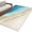 Blue, variant on Area Rug for Living Room, Blue Gradient Beach Non-Slip Indoor Large Carpet for Bedroom/Dining Room, Watercolor Coastal Seaside Waves Ombre Washable Low-Profile Floor Mat Runner Rugs - 3 x 5 Ft