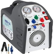 VEVOR Refrigerant Recovery Machine 1/2hp AC Refrigerant Recycling Machine HVAC 558psi Refrigerant Recovery Unit Air Conditioning Repair Tool (GREY)
