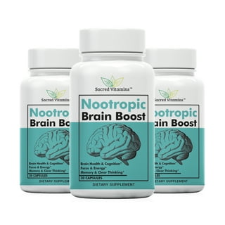 NeuroGro 100% Natural Brain Boost Supplement (Supports Memory, Cognition,  Focus and Mood)