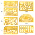 thumbnail image 4 of Regla plantilla FGDTREE para diagramas de flujo color amarillo, 4 of 8