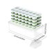 thumbnail image 3 of YiJuHui Ice Cube Trays with Storage Container, Leak-Proof Silicone Ice Mold with Lid and Scoop, BPA-Free Flexible Ice Cube Maker for Freezer, Home Kitchen Bar Party Drink Cocktail, 3 of 6