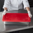 thumbnail image 2 of Vollrath 52430-02 Super Pan V Full Size Red Flexible Steam Table / Hotel Pan Lid, 2 of 3