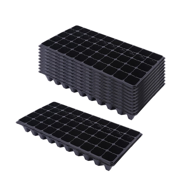 10 Pcs Plateaux Épais pour Semis Plateaux pour Micro-Pousses Réutilisables Durables Faciles à Utiliser 50 100 g