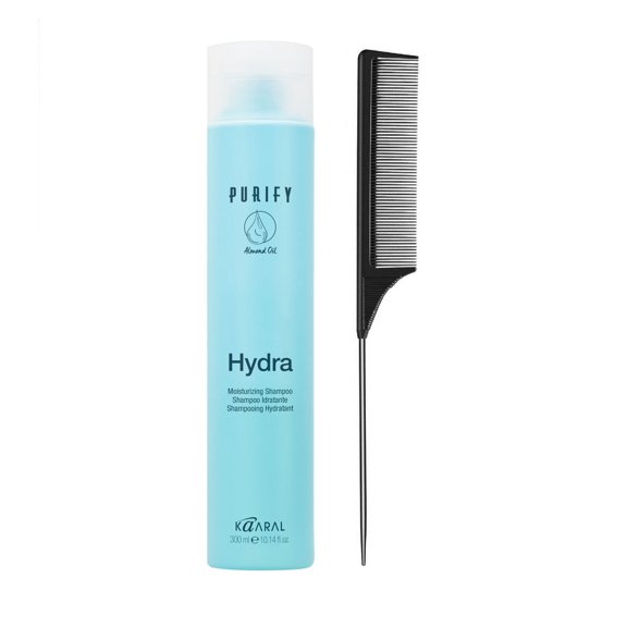 Kaaral Purify Hydra Moisturizing Shampoo 10.14 Ounces (with Free Tail Combs)
