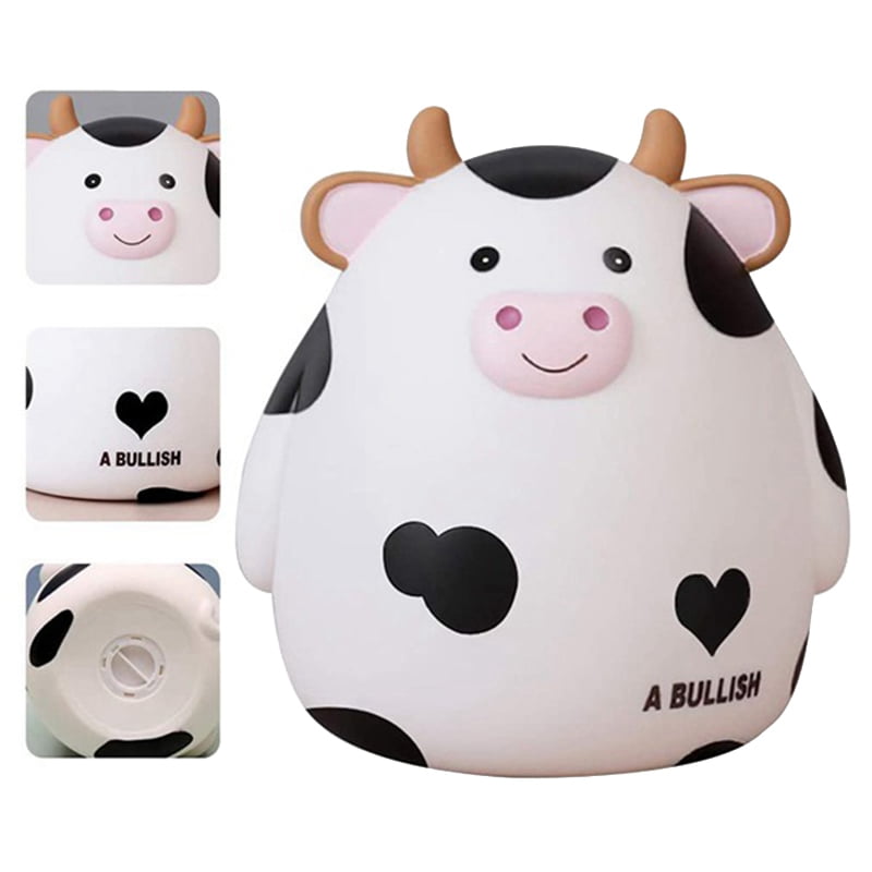 Details about   Cartoon Cute Cows Shaped Piggy Bank Money Box Large Savings Box Home Decoration 