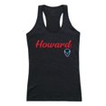 thumbnail image 1 of W Republic 557-171-BLK-01 Howard University Womens Script Tank Top, Black - Small, 1 of 1