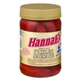 thumbnail image 2 of Hannah's Red Hot Pickled Sausage, Ready to Eat in 16oz Jar, 2 of 9
