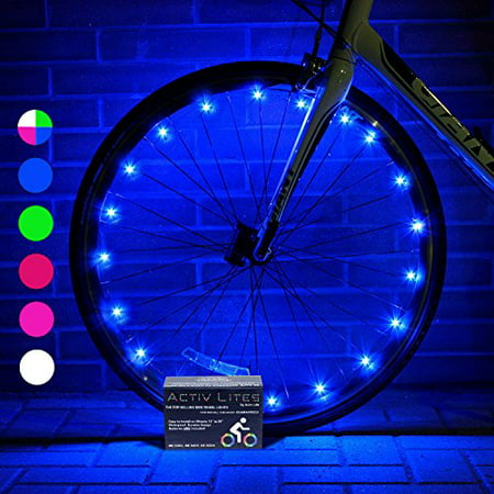 Super Cool Bike Wheel Lights (1 Tire, Blue) Best Christmas Gifts, Stocking Stuffers & Birthday Presents for Boys 3 Year Old + Teens & Men. Top Unique 2017 Ideas for Him, Dad, Brother, (Best Gifts For Teen Boys 2019)