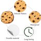 thumbnail image 3 of 128 pegatinas de galletas para álbumes de recortes, pequeñas pegatinas amarillas a granel, redondas, autoadhesivas, impermeables., 3 of 9