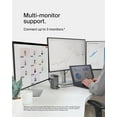 thumbnail image 5 of Belkin USB-C Hub, 11-in-1 Pro GaN Dock 150W, Multi-Port Docking Station w/USB-C, USB-A, Ethernet, SD, MicroSD, 3.5mm Port, 4K HDMI Ports for Triple Monitor Display - Compatible w/MacBook Pro & More, 5 of 9