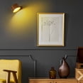 thumbnail image 3 of Magnetic Wall Sconce, Warm/Natural/Cool Light Wall Sconce, Indoor Rechargeable Wall Sconce, Bedroom Hallway Staircase, Wood Grain Color, 3 of 8