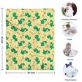thumbnail image 4 of Yellow Cartoon Dinosaurs Bones Pattern Blanket,Comfortable Soft Flannel Throw Blanket,All Season,Warm Lightweight Blankets for Sofa Bed Couch Living Room Chair,30"x40", 4 of 4