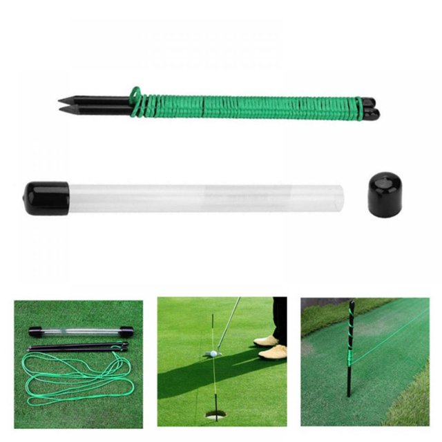Down The Line 10ft Putting String Guide Golf Alignment Training Aid