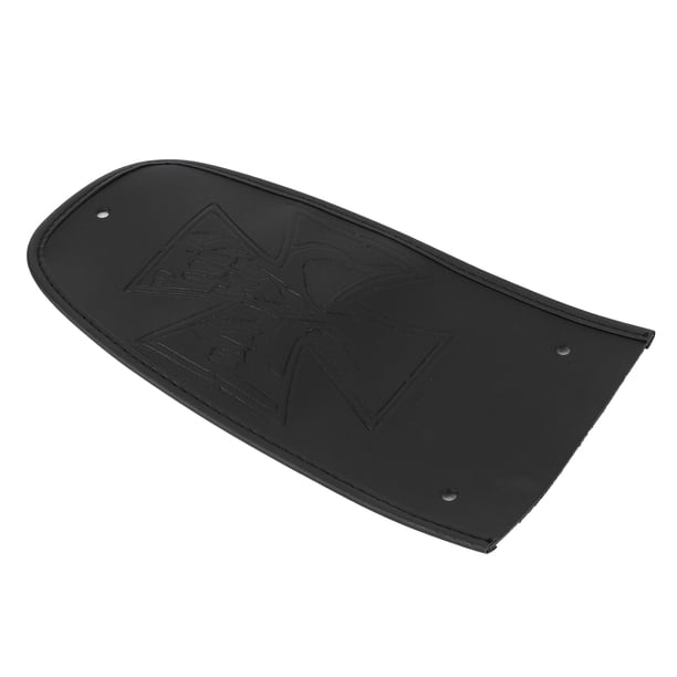 Cubierta de pechera de defensa trasera para motocicleta, almohadilla decorativa con patrón cruzado, apta para XL 883 1200 48, color negro