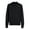 Black, variant on Women's 100% Cotton Seamless Sweater Mock Neck Long Sleeve Ribbed Knitted Pullover Tops