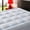 Blue, variant on Oaskys Grid Texture Foldable Mattress Topper – Bamboo Fiber Floor Mattress, Breathable Cooling Sleeping Pad, Portable Sleeping Mat for Home & Travel