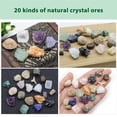 thumbnail image 3 of Minerales de piedra de ágata de cristal Natural Kearding fósiles en forma aleatoria materiales de enseñanza Decoración del hogar, 3 of 6