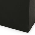 thumbnail image 4 of Bailor Outdoor Cast Stone Rectangular Planter, Black, 4 of 6