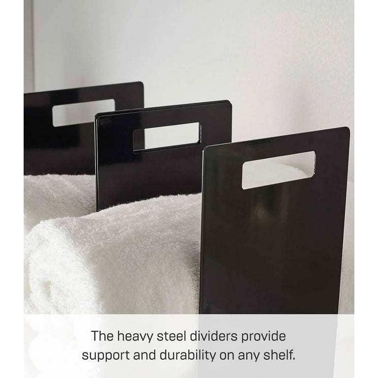 Home Tower Black Interlocking Towel Organizer Set of 2 Walmart