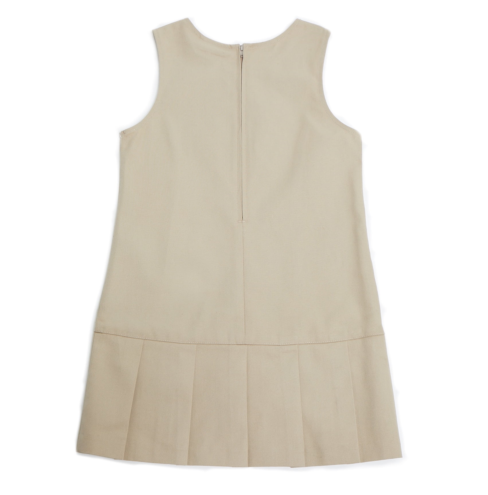 Real School Girls School Uniform Drop Waist Jumper Dress, Sizes 4-16 & Plus